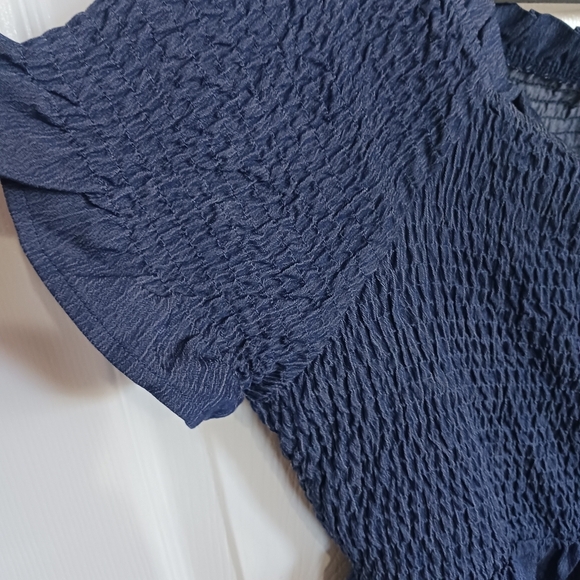 Naif denim looking soft off the shoulder dress size 1X - Picture 4 of 7